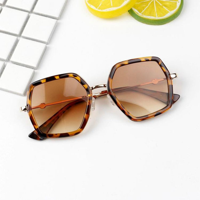 Rhinestone frame of children's anti ultraviolet Sunglasses