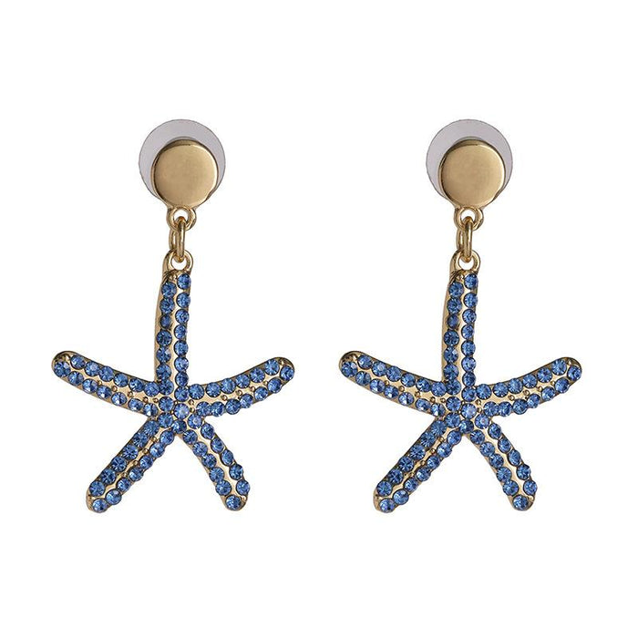 Fashion Women's Fashion Beach Accessories Earrings Inlaid Rhinestone