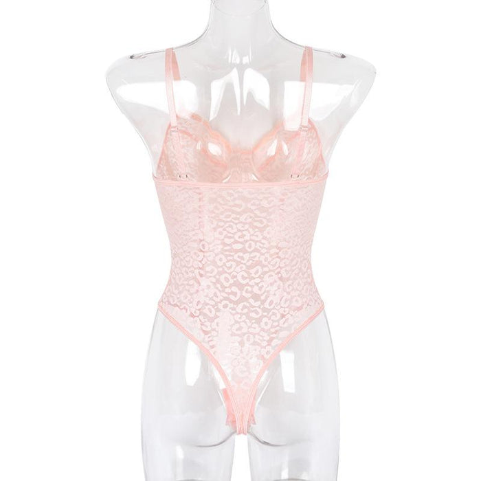Women's Fashion Mesh Underwear Simple Hollow Sexy Bodysuit