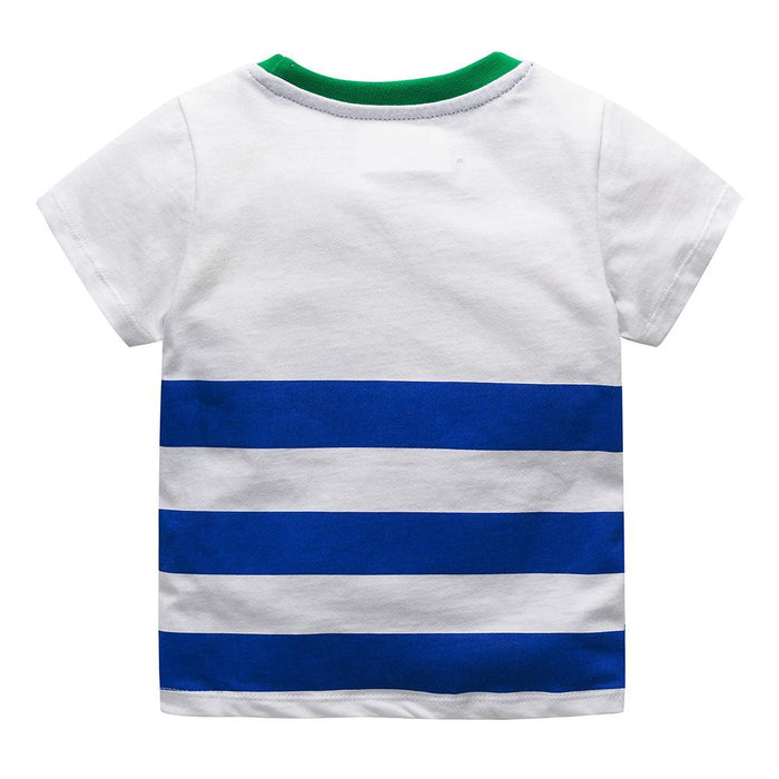 Short sleeve children's T-shirt round neck T-shirt