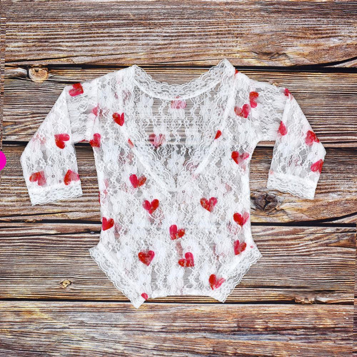 Lace Patting Flower Print Backless Triangle Lace Dress