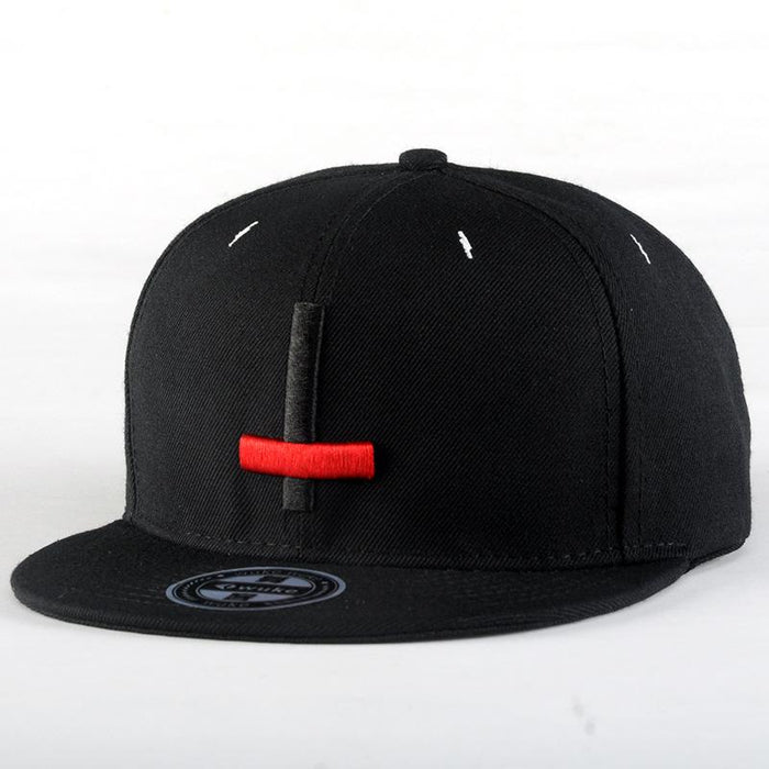 Trendy Hip Hop Cap Cross Embroidered Baseball Cap