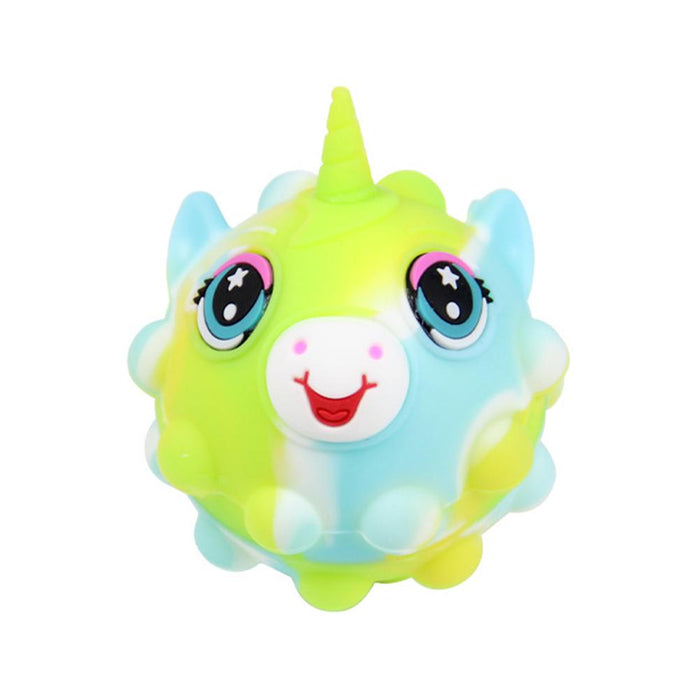 New 3D Glowing Fidget Toy Stress Resistant Unicorn Ball