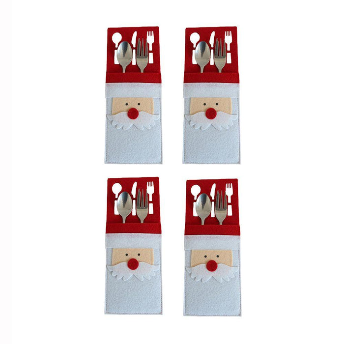 4PCS 44 Styles Christmas Knife and Fork Holder