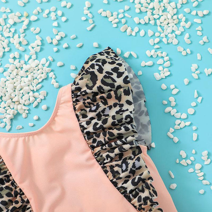 Summer Baby Girl Leopard Print Lovely Swimsuit