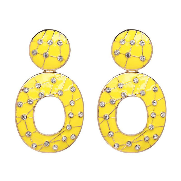 New Creative Personalized Round Women's Earrings Accessories