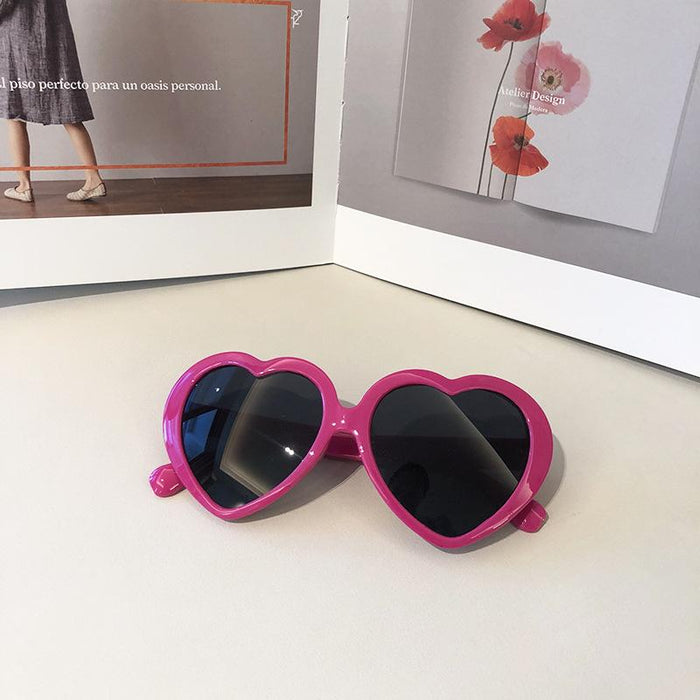 Lovely Simple Love Frame UV Proof Sunglasses