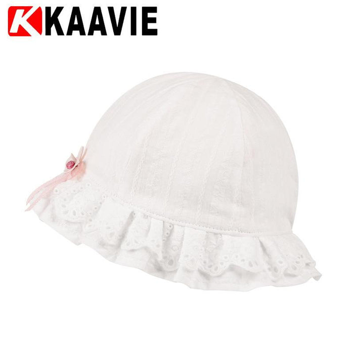 Lace Bow Children's Sunscreen Warm Fisherman Hat