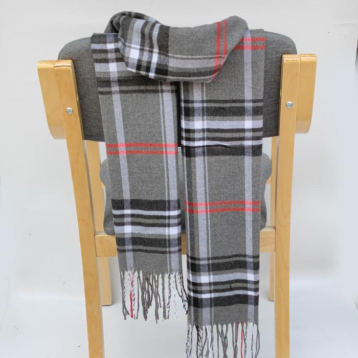 Classic Lattice Soft Scarf Cashmere Plaid Scarves