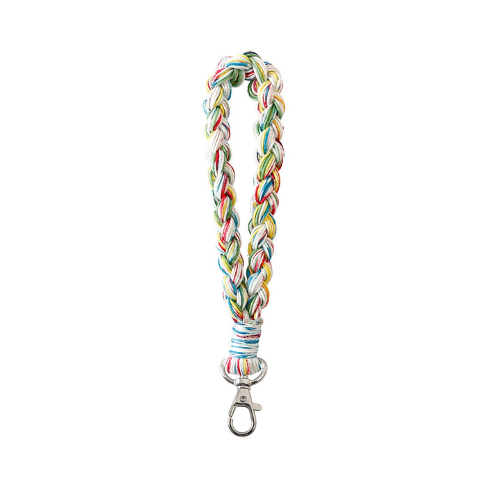 New Hand Woven Colorful Wristband Key Chain