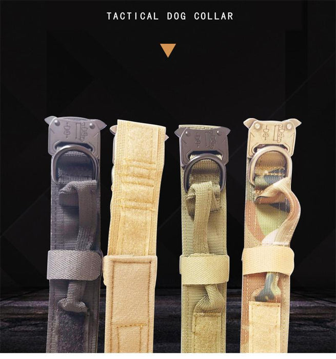 Military Tactical Dog Collar Large Dog Collar