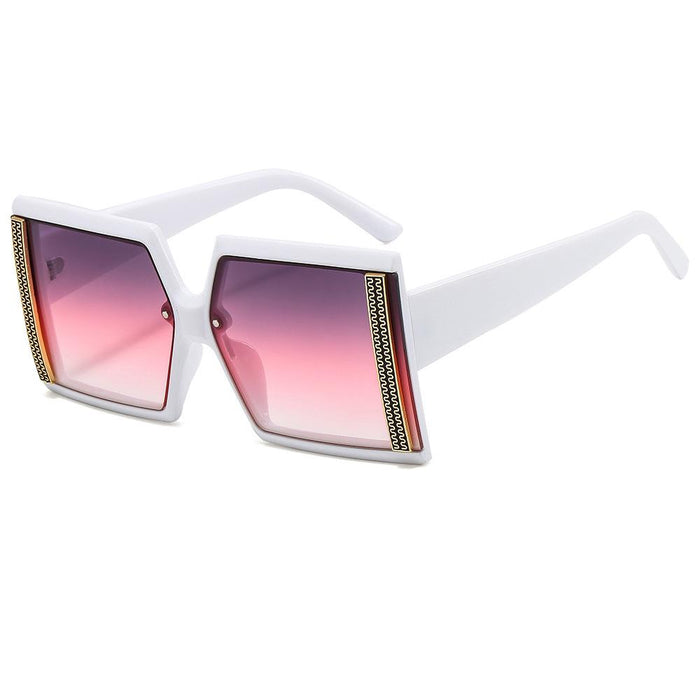 Square large frame light luxury Sunglasses