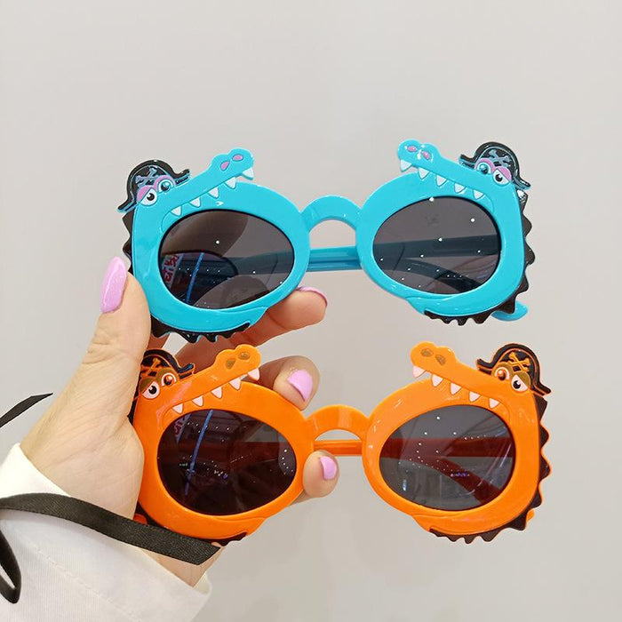 Cute Cartoon Pirate Crocodile Children's Sunglasses