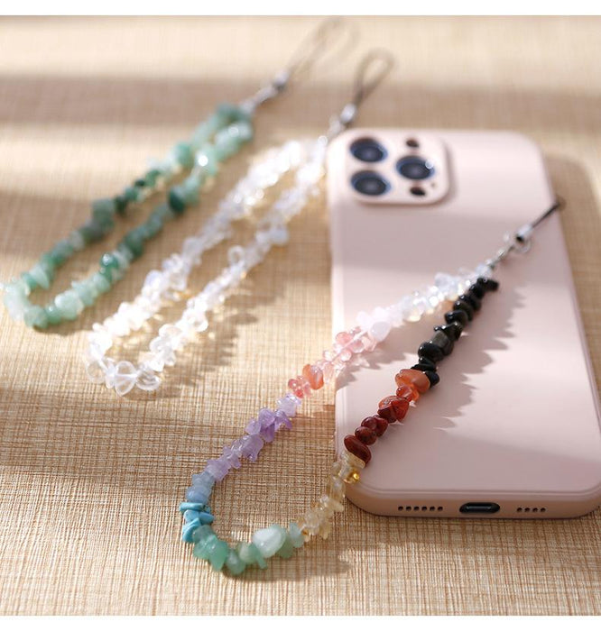 Beaded Mobile Phone Chain Pendant Gravel Mobile Phone Pendant