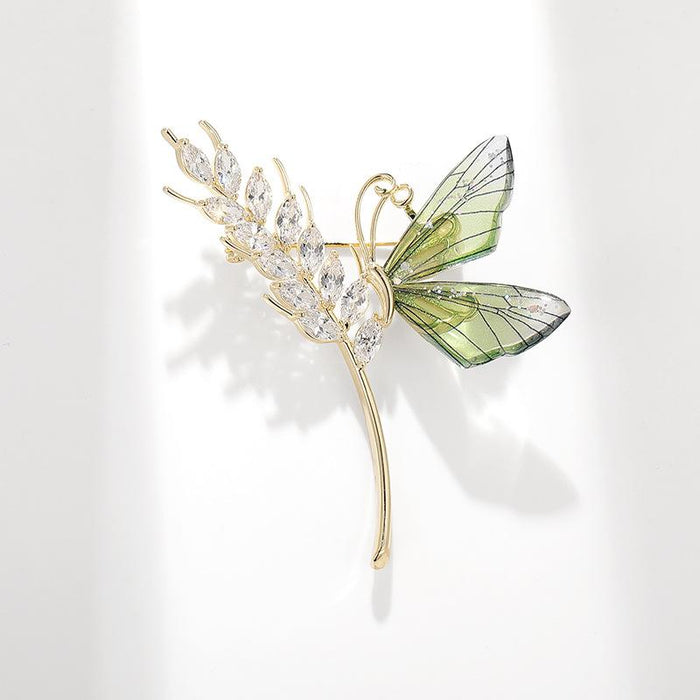Transparent Wings Dragonfly Brooch Clothing Accessories Butterfly Corsage Bee Pin