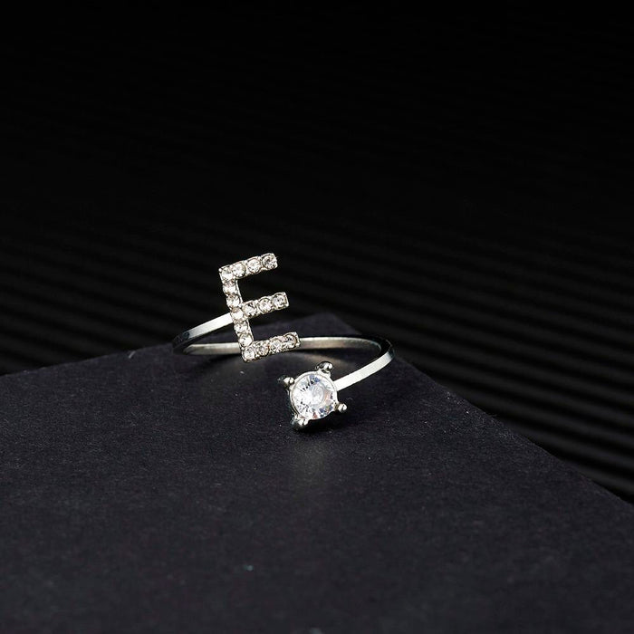 A-Z Letter Adjustable Opening Rings