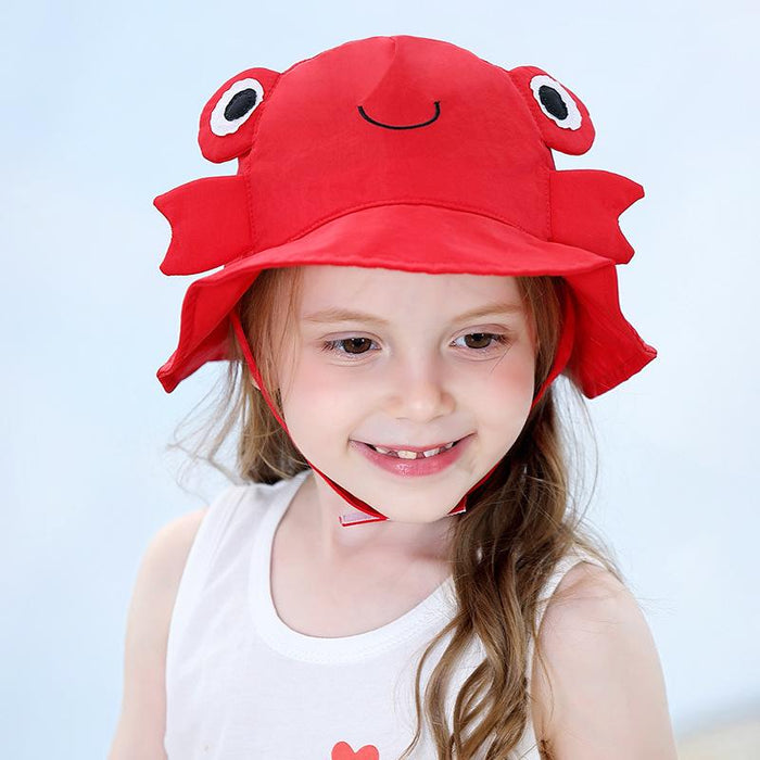 Summer Children's Cute Cartoon Baby Outdoor Sunscreen Hat