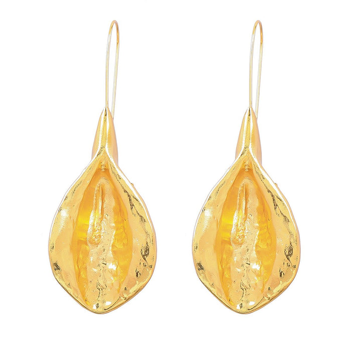 Simple Women's Fashion Leaf Earrings