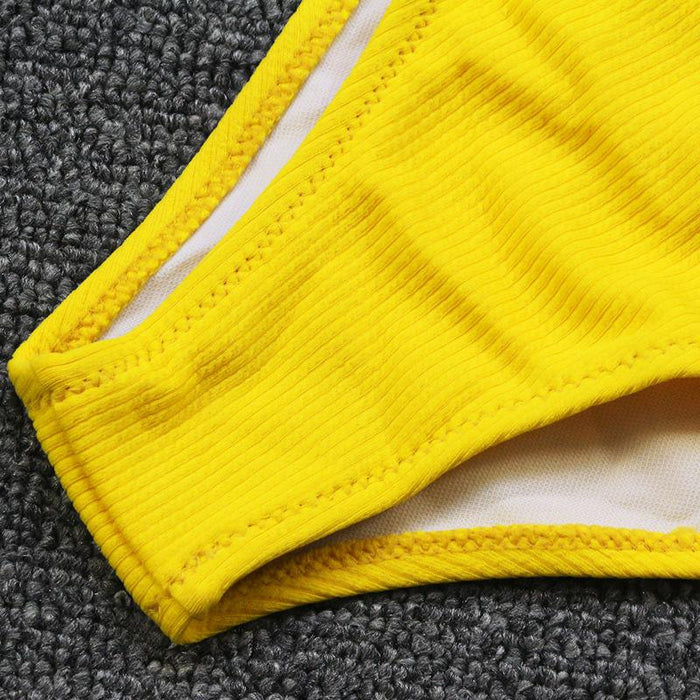 Sexy Classic Stitched One-piece Bikini Swimsuit