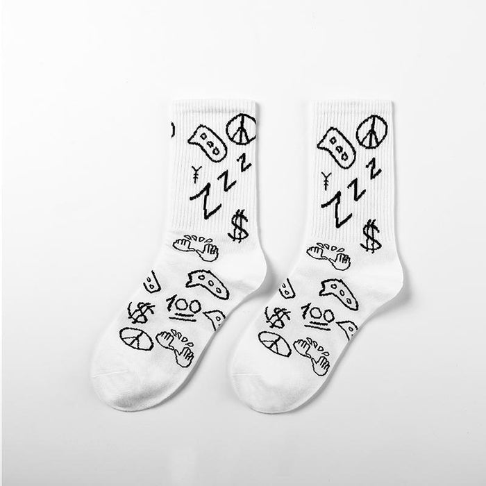 Cotton Hip-hop Men Socks