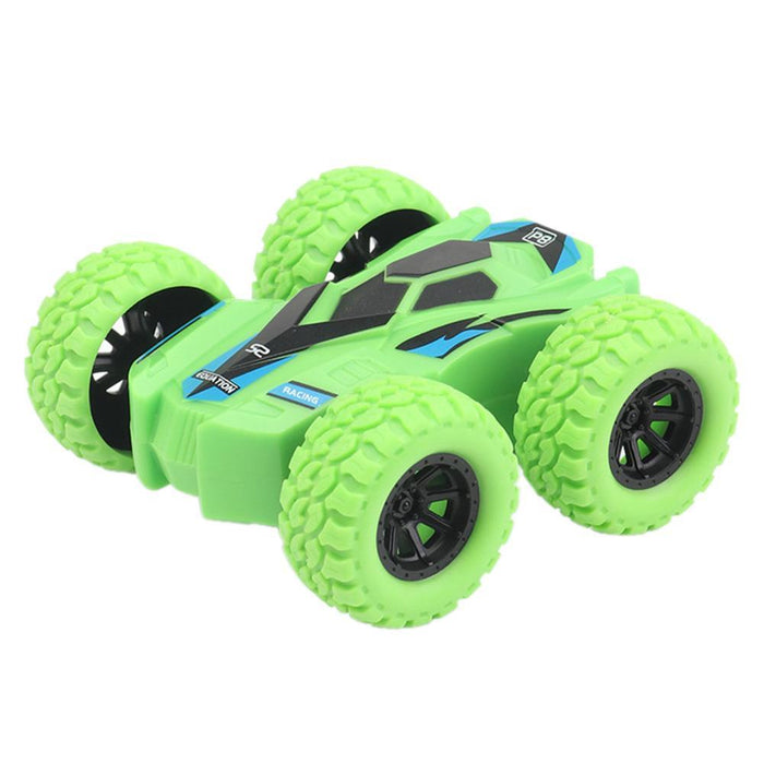 Funny children's toy car double-sided inertial safety anti-collision