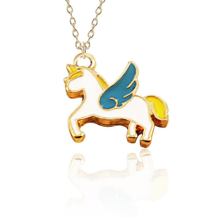 Cartoon Cute Unicorn Necklace