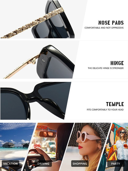 Metal contrast Sunglasses