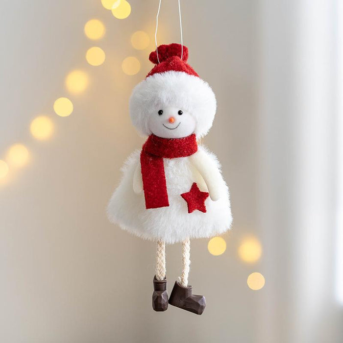 Plush Doll Fabric Christmas Tree Decoration Ornaments