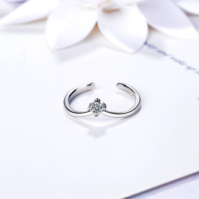 New Style Simple V-shaped Open Ring