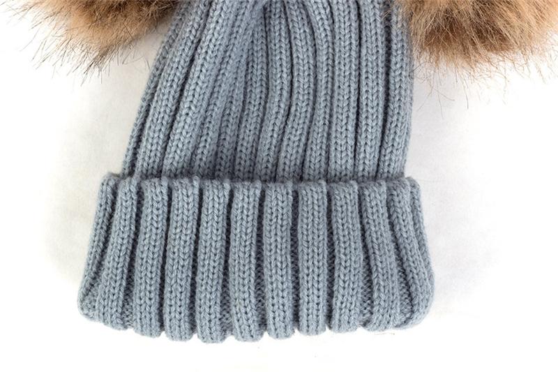 Children Pom Pom Bobble Hat Accessories