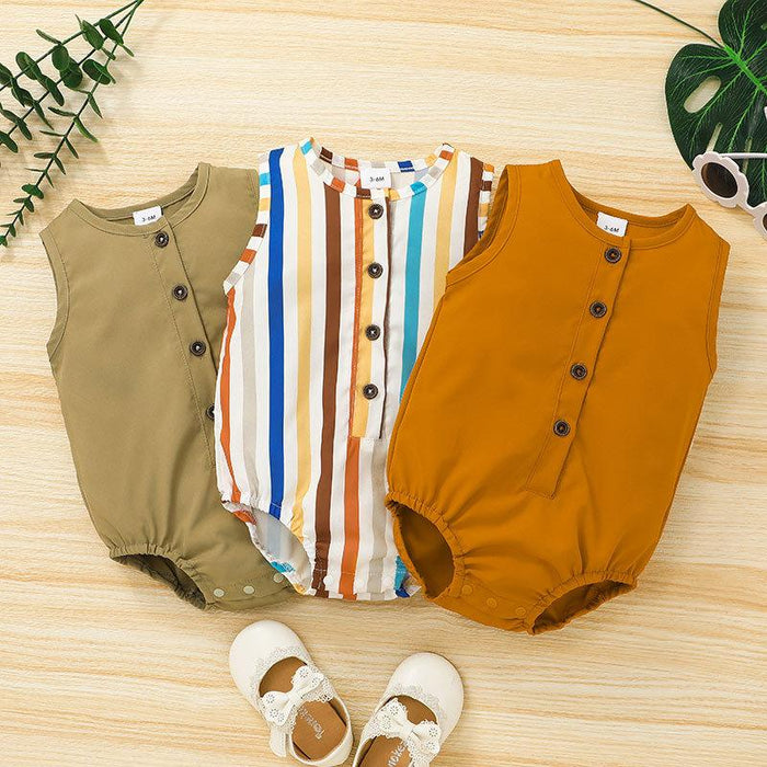 Baby Summer Sleeveless Jumpsuit