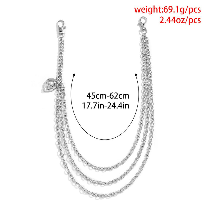 Personality Trend Alien Pendant Waist Chain Body Chain