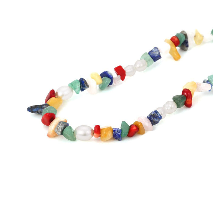 Vintage Temperament Hand Beaded Clavicle Necklace