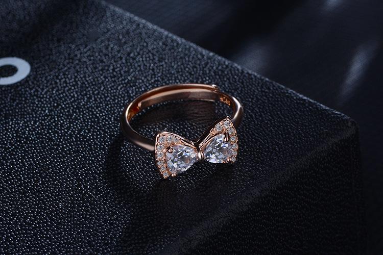 New Fashion Simple Bow Knot Open Ring