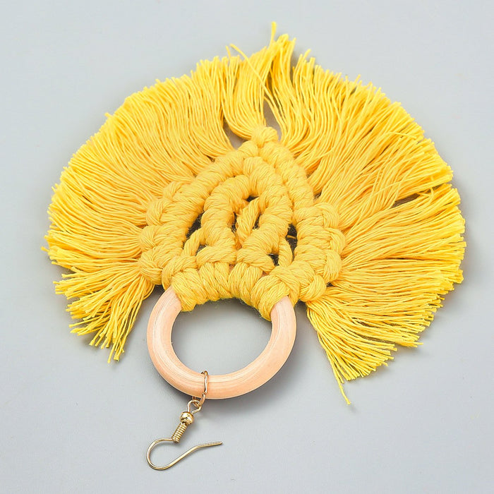 Women's Bohemian Handmade Tassel Earrings