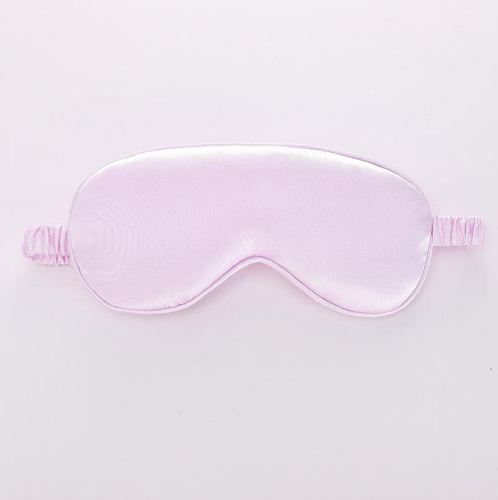 Pure Color Simulated Silk Sleeping Shade Eye Mask