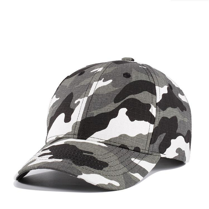 Men's and Women's Simple Curved Cap Camouflage Baseball Cap