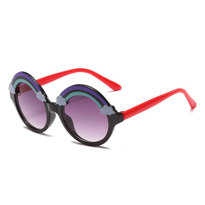 Children's cartoon rainbow animation Sunglasses