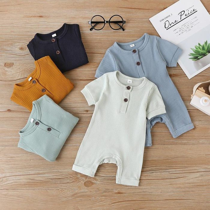 Summer Short Sleeve Baby Romper