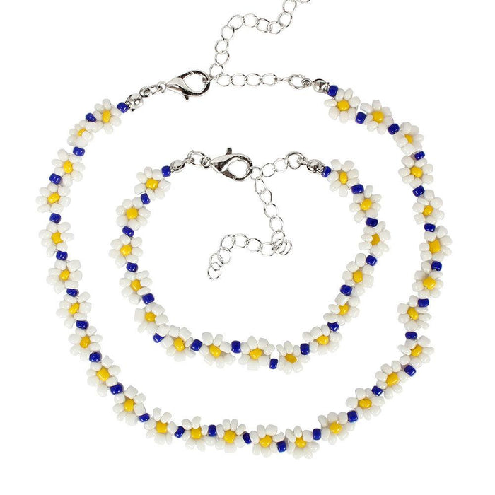 Fashion Women Bohemian Style Personalized Color Beaded Necklace