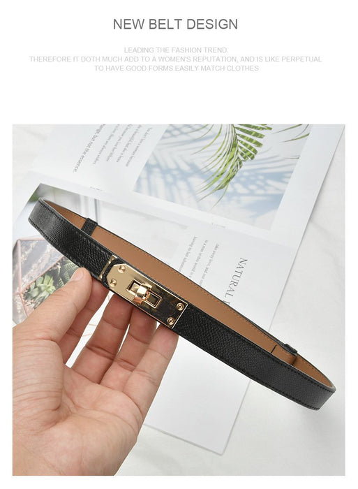 Leather Fashion Waist Belt with Dress Decoration