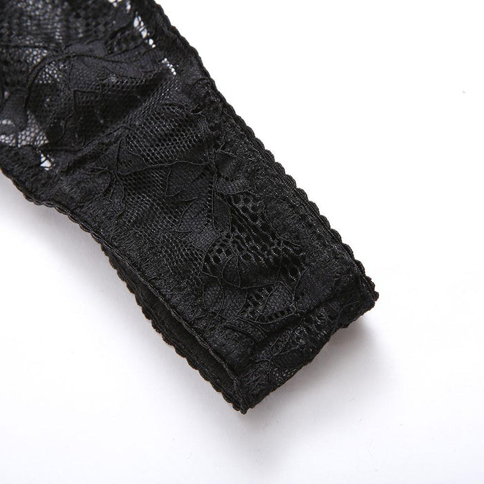 Women's Lace Alphabet Underwear Sexy Lingerie Set