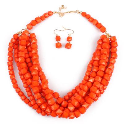 Ladies Jewelry Beaded Fashion Personality Layered Necklace