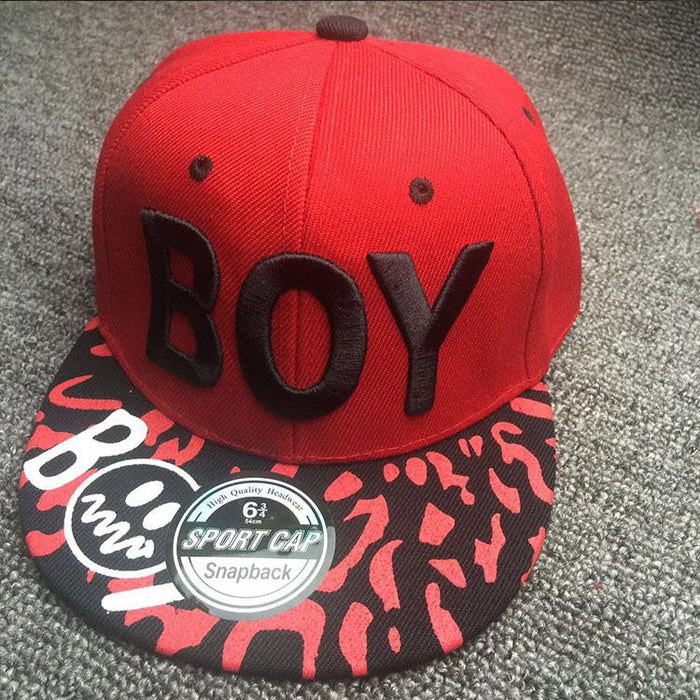 Cool Summer BOY Children's Hip Hop Flat Brim Baseball Sunshade Cap