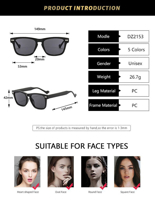 Fashion rice nail Sunglasses men