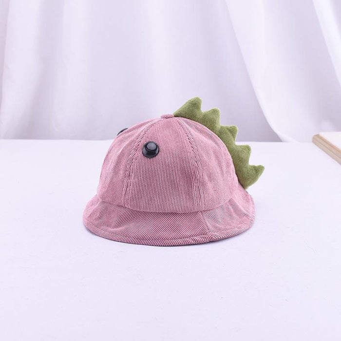 Children's Cartoon Dinosaur Corduroy Bucket Hat