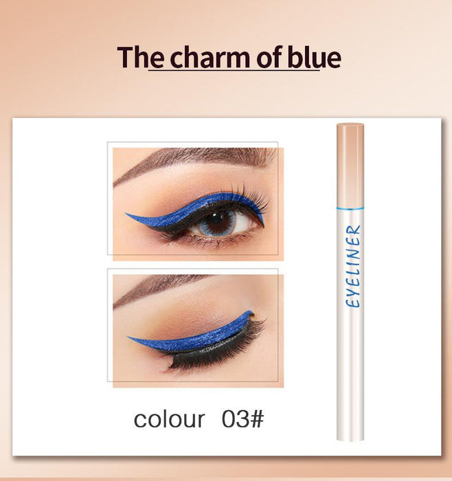 Waterproof and oil proof 6 colour Eyeliner