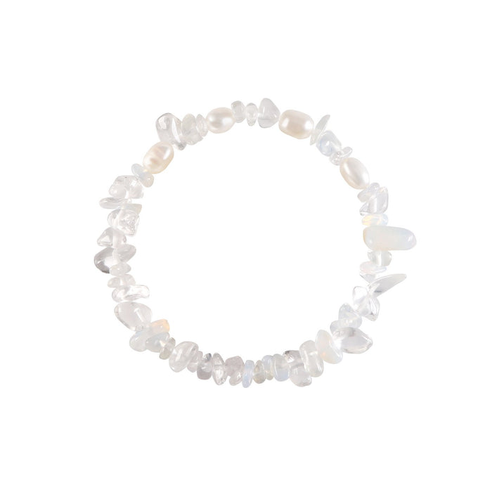 Handmade Agate Crystal Beaded Bracelet