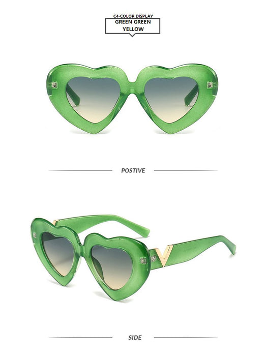 Large frame love Sunglasses