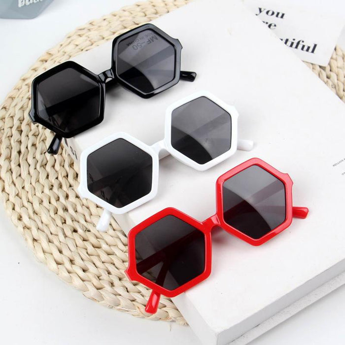 Children's Sunglasses hexagonal diamond Sunglasses